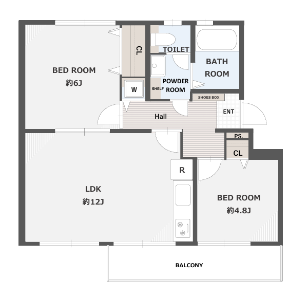 白幡台住宅7号棟304号室