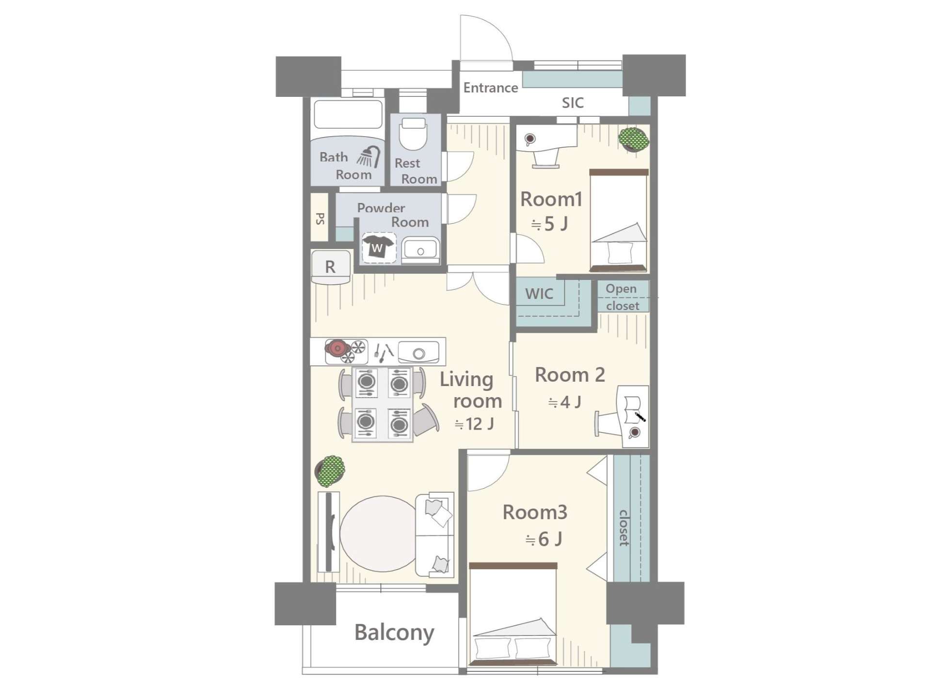 野庭団地665-1号棟126号室