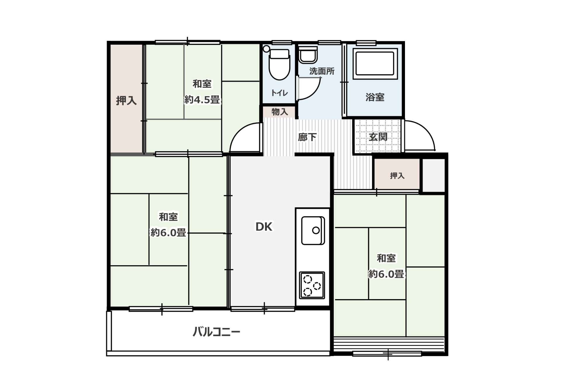 相武台団地2602号棟24号室